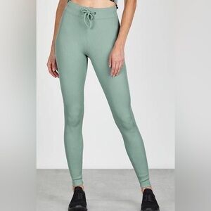 Koral Mint Duke Ribbed High Waisted Leggings NWOT